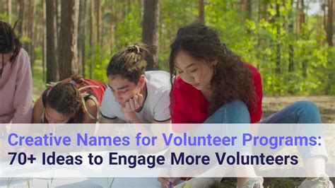 community service name ideas tagalog|Creative Names for Volunteer Programs: 100+ Ideas to Engage .